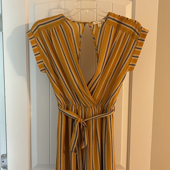 Yellow & Blue Striped jump suit - Picture 2 of 3